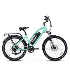 Addmotor Citypro E-43 City Ebike Cyan Green Right Side